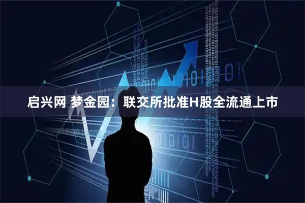 启兴网 梦金园：联交所批准H股全流通上市